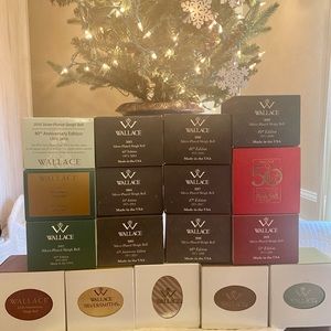 Wallace Annual Sleigh Bell Silver-plated Ornament 2005